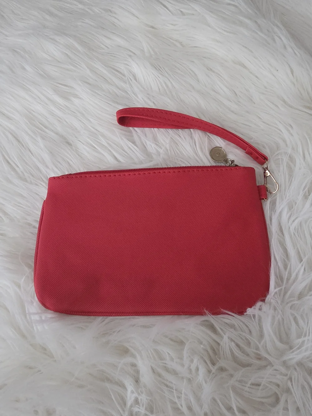 Lacoste Red Wristlet Clutch - Sleek Everyday Carry
